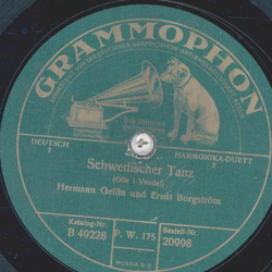 Hermann Gellin und Ernst Borgström - Schwedischer Tanz /...