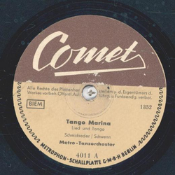 Metro-Tanzorchester - Tango Marina / Komm zurück