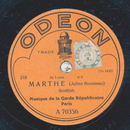 Musique de la Garde Republicaine Paris - Marthe / Eggitna