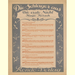 Notenheft / music sheet - Wenn du einmal ein Braut hast