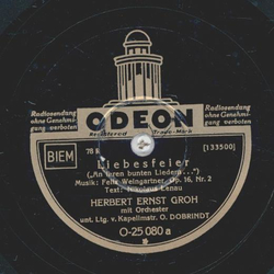 Herbert Ernst Groh - Liebesfeier / Winterlied