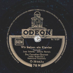 Das Comedien-Quartett, Teddy Andersens Hammond Ensemble /...