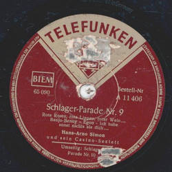 Hans Arno Simon - Schlager Parade Nr.9 / Schlager Parde...