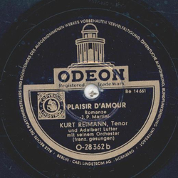 Kurt Reimann - Erinnerung an Sorrent / Plaisir Damour