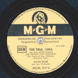 David Rose - The Tina-Lina / Embraceable you