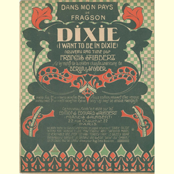 Notenheft / music sheet - Dixie