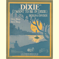 Notenheft / music sheet - Dixie