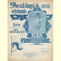 Notenheft / music sheet - Was ich lngst ertrumte