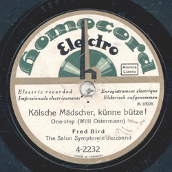 Groes Blas-Orchester: Carl Woitschach / Fred Bird - Elfer-Marsch / Klsche Mdscher, knne btze!