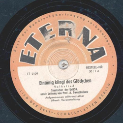 Staatschor der UdSSR - Eintönig klingt das Glöckchen /...