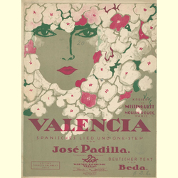 Notenheft / music sheet - Valencia