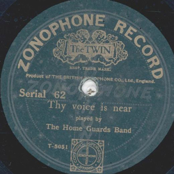 The Home Guards Band - Eileen Allanah / Thy voice is near