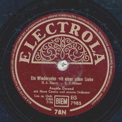 Angele Durand - Ein Wiedersehn mit einer alten Liebe /...