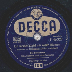 Die Serenaders - Ein weißes Kleid mit roten Blumen / Im Mai
