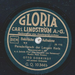 Otto Dobrindt - Fl�ten-Serenade / Parademarsch der Langen Kerls