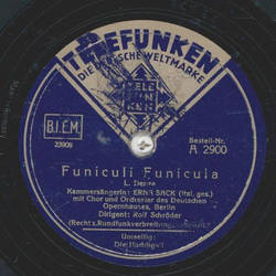 Erna Sack - Funiculi  Funicula / Die Nachtigall