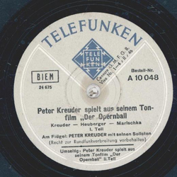 Peter Kreuder - Peter Kreuder spielt aus seinem Tonfilm: Der Opernball Teil I und II