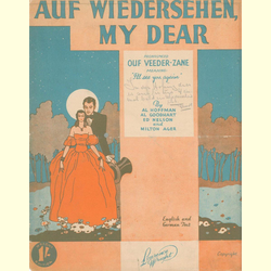 Notenheft / music sheet - Auf Wiedersehen, My Dear