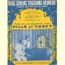 Notenheft / music sheet - Nous Serons Toujours Heureux