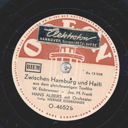 Hans Albers - Hein Mck / Zwischen Hamburg und Haiti