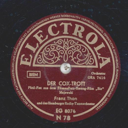 Franz Thon - Feuerwehr Boogie / Der Cox Trott