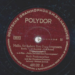 Heli Finkenzeller - Hallo, Sie haben Ihre Frau vergessen...