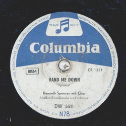 Kenneth Spencer - Abends am Missouri / Hand me down