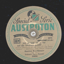 Gustav Neidlinger - Ja das Schreiben und das Lesen / Ach...