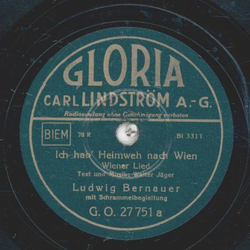 Ludwig Bernauer - Ich hab Heimweh nach Wien / Der Johann Strau