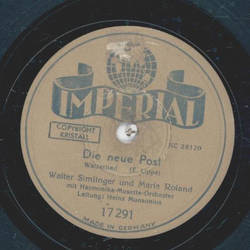 Walter Simlinger & Maria Roland - Die neue Post / Der...