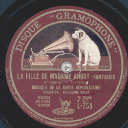Musique de la Garde Republicaine - La Fille de Madame Angot Teil I und II