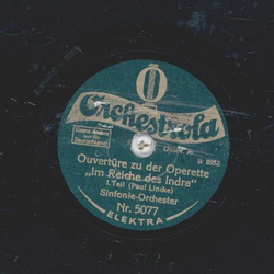 Sinfonie-Orchester- Ouvertüre zur Operette: Im Reiche des...