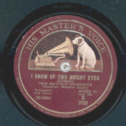 New Mayfair Orchestra - I know of two bright eyes / Somewhere a voice is calling