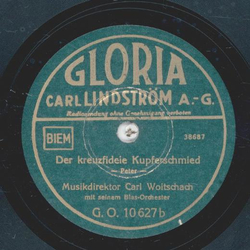 Blasorchester:  Carl Woitschach - Tiroler Holzhacker-Buabn / Der kreuzfidele Kupferschmied