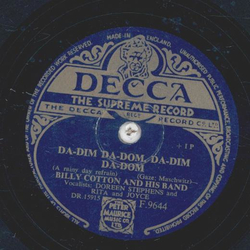 Billy Cotton - Tipperary Samba / Da-dim Da-dom, Da-dim Da-dom 