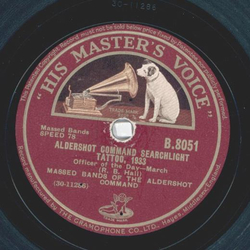 Massed Band of the Aldershot Command - Aldershot Command Searchlight Tattoo, 1933 