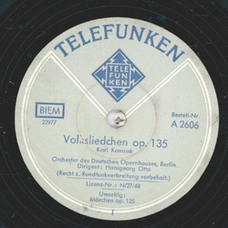 Hansgeorg Otto - Mrchen op- 135 / Volksliedchen op. 135 