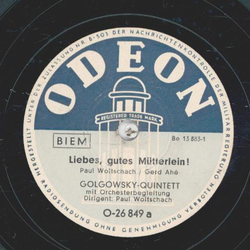 Golgowsky-Quintett - Liebes, gutes Mtterlein / Schlaf ein, mein kleines Baby