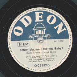 Golgowsky-Quintett - Liebes, gutes Mtterlein / Schlaf ein, mein kleines Baby