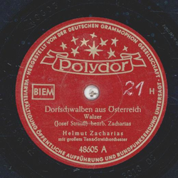 Helmut Zacharias - Dorfschwalben aus Oesterreich / An der schönen