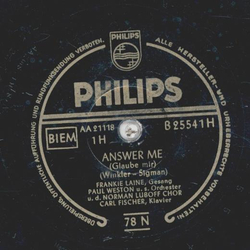 Frankie Laine - Answer Me / Granada