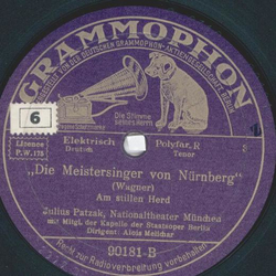 Julius Patzak - Die Meistersinger von Nrnberg:  Walters Preislied / Am stillen herd