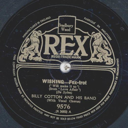 Billy Cotton -Wishing / My Prayer