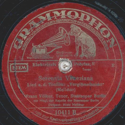 Franz Vlker - Vergimeinnicht / Serenata Veneziana