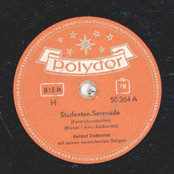 Helmut Zacharias - Studenten-Serenade / Vgleins Abendlied
