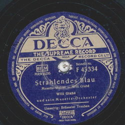 Will Glahe - Strahlendes Blau / Brüsseler Trauben