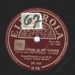 Rudolf Schock - Komm in die Gondel / Als flotter Geist