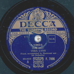 Vera Lynn - Yours / We both told a lie