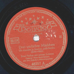 Peter Ren Krner, die drei Nickels u. Mnnerquartett -...