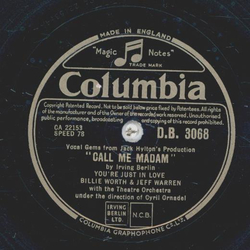 Billie Worth & Jeff Warren - Call me Madam: Youre just in...